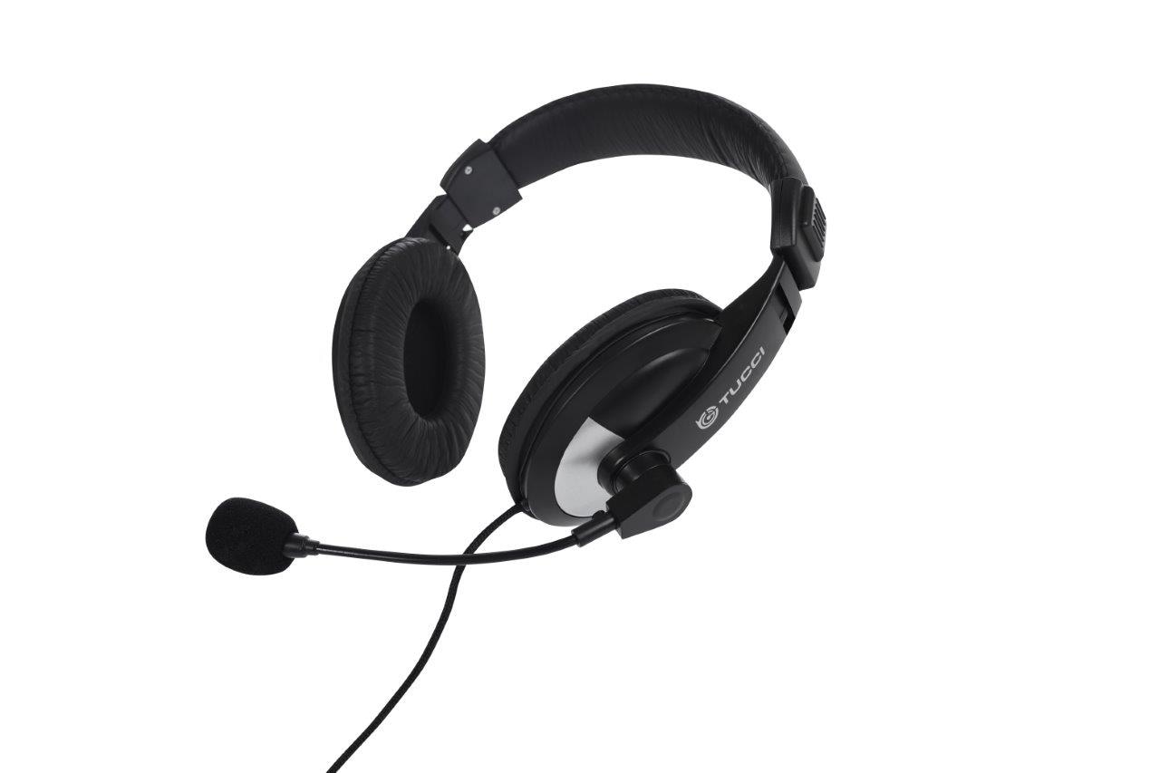 Kwaliteit Stereo-hoofdtelefoon + microfoon voor PC