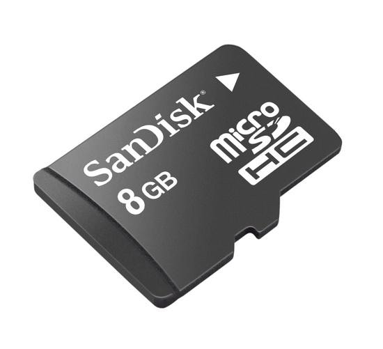 8GB Scandisk MicroSDHC