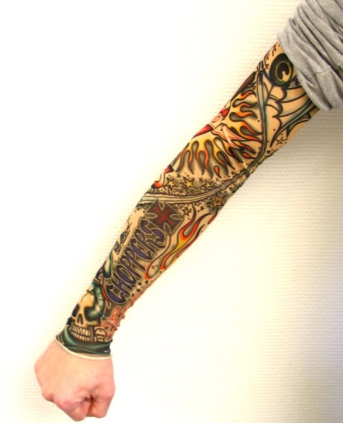 Tattoo Sleeves / getatoeëerde armen "Choppers"