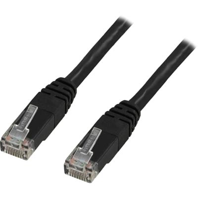 UTP-kabel TP Cat5e 10m, zwart