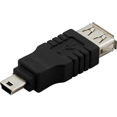 USB-adapter  A female naar Mini-B male