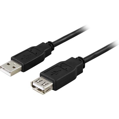 USB-kabel 2.0 A male naar A female 5 Meter