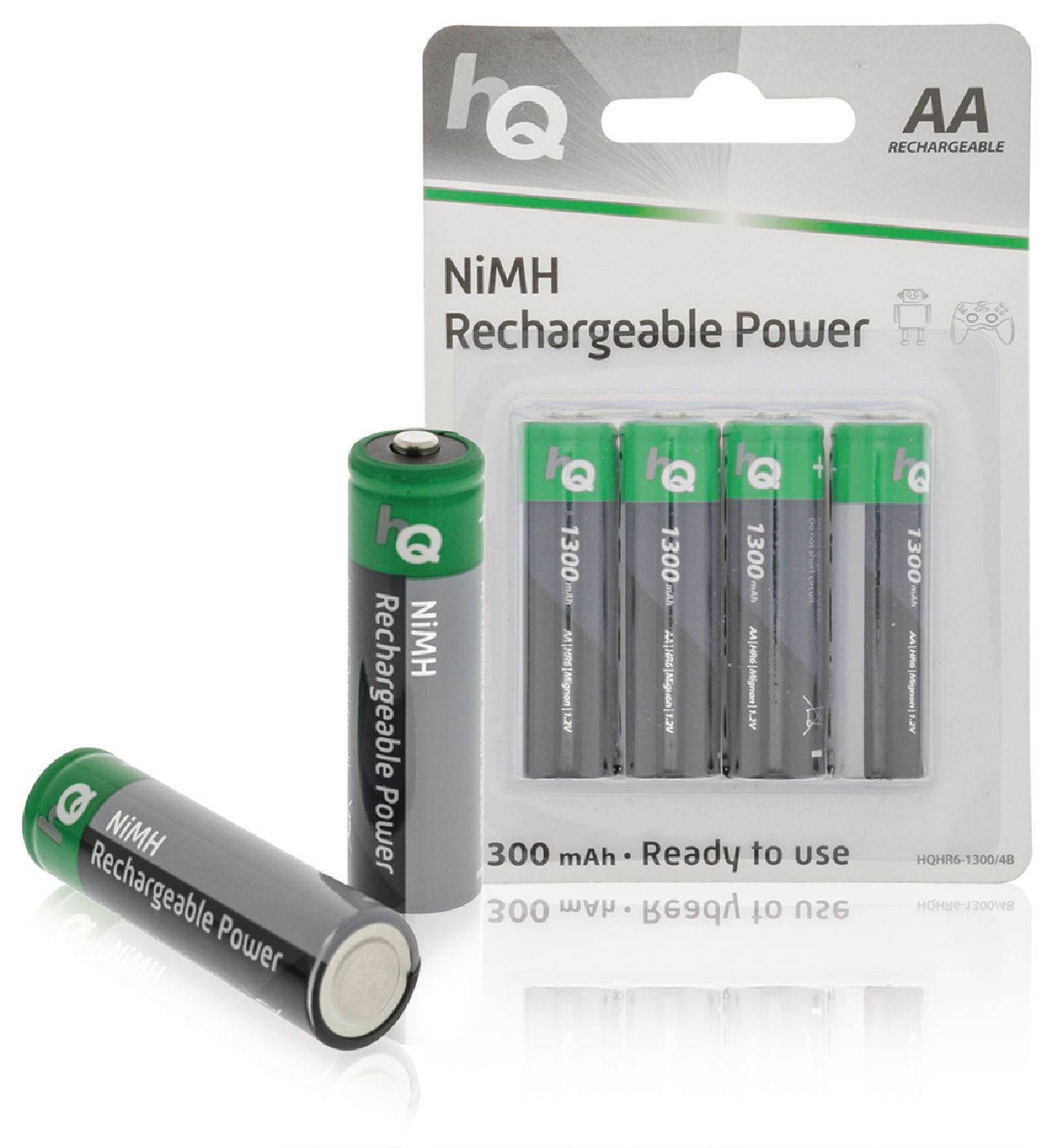 Oplaadbare AA-batterijen 1300 MAH