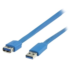 USB-kabel 3.0 Platte verlengkabel - 2m