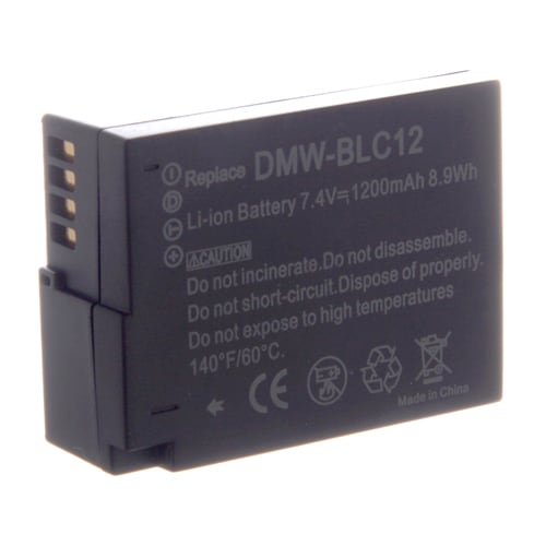 Batterij Panasonic DMW-BLC12 voor o.a. FZ200