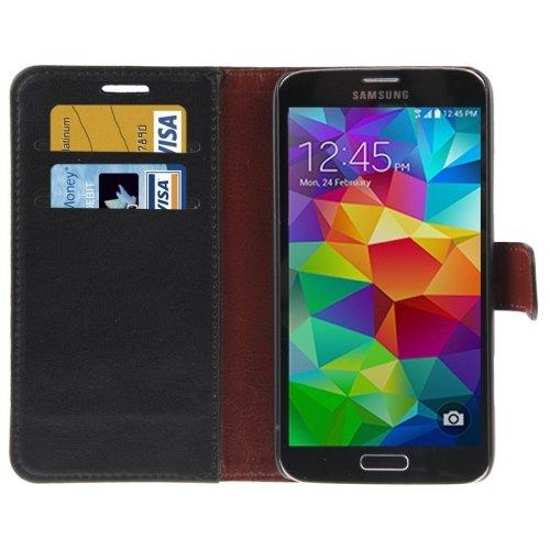 Flipcase & creditcard houder  voor Samsung Galaxy S5 - zwart