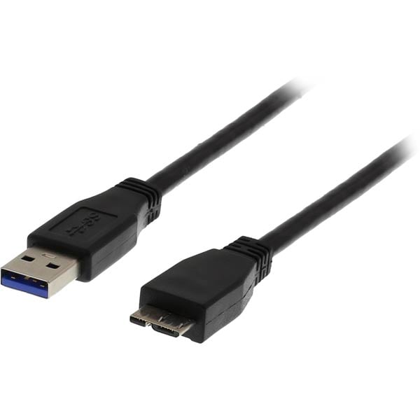 USB 3.0 Kabel - A (mannelijk) - Micro B (mannelijk)