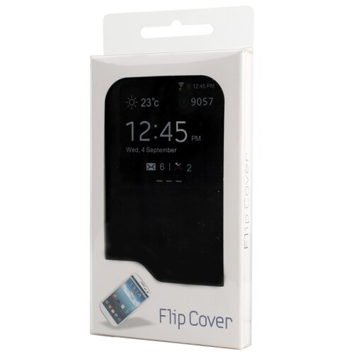 Flipcase S-view Samsung Galaxy Note 5 - zwart