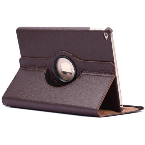 360 graden Flip case voor iPad Air 2 - bruin