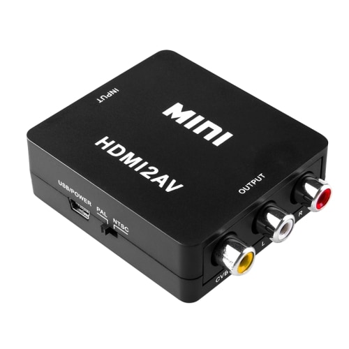 Signaalomvormer van HDMI naar AV/CVBS