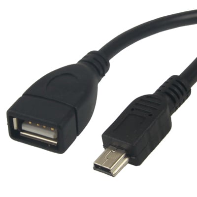 MiniUSB naar USB  OTG Adapter