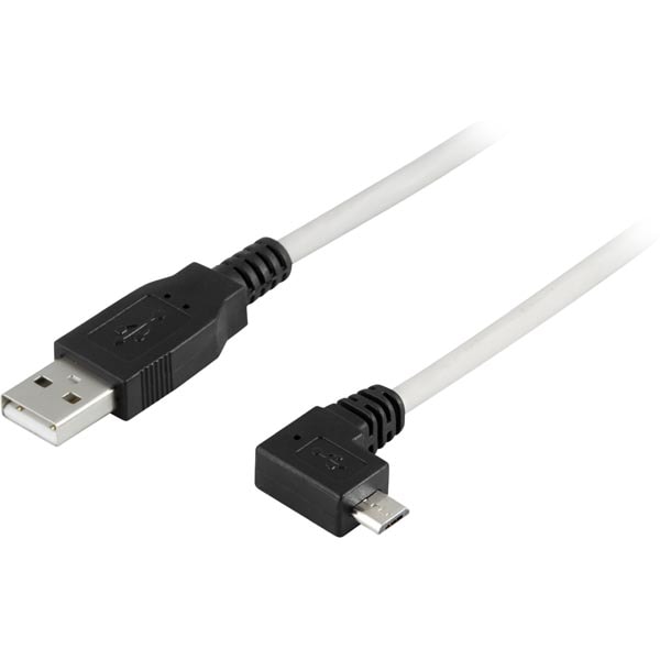 USB 2.0 kabel USB - Hoek MicroUSB