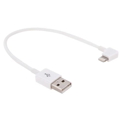 USB-kabel  voor iPhone 5/6 - Kort model - Wit