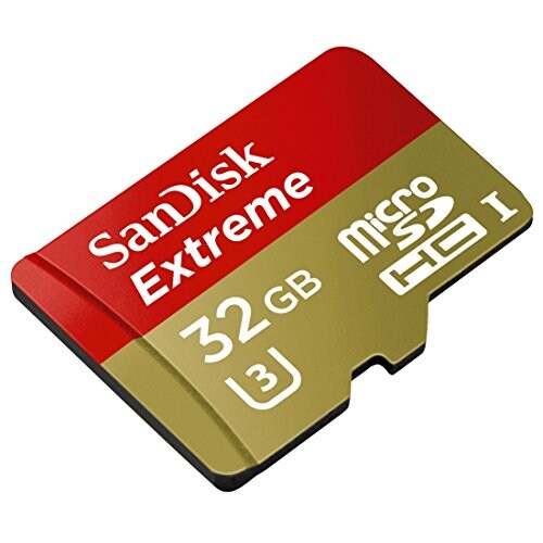 32GB SanDisk Extreme MicroSDHC U3 90MB/s Class 10