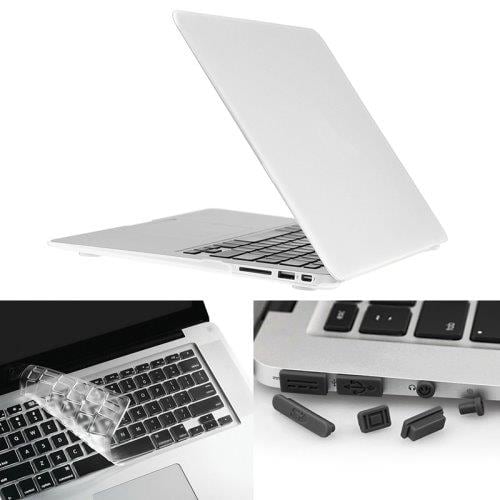 Beschermhoes Macbook Air 13.3" 3i1 met toetsenbord-cover en stofkap