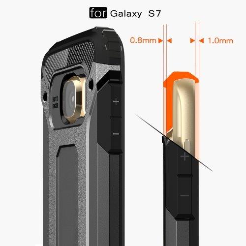 Stevige Armor shell Samsung Galaxy S7 - Zwart
