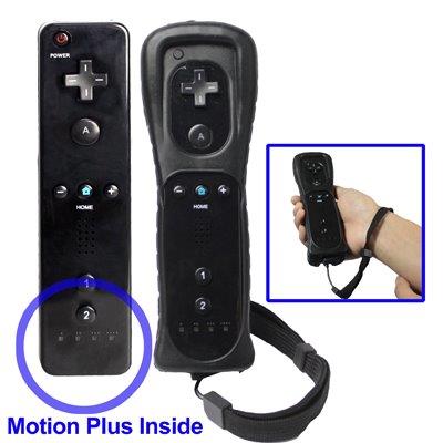 Wiimote controller met ingebouwde Motionplus - zwart