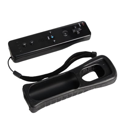 Wiimote controller met ingebouwde Motionplus - zwart