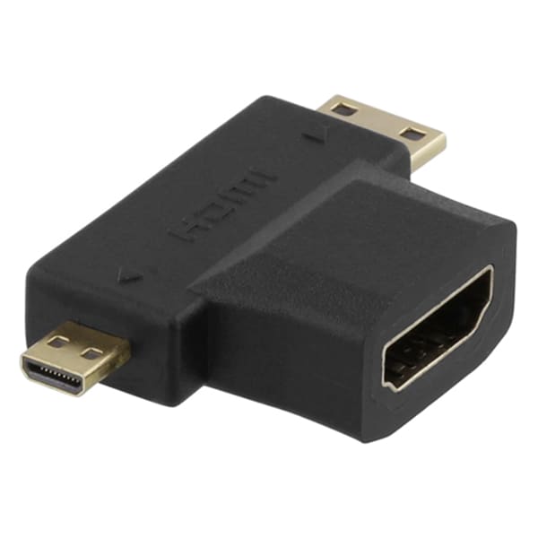 HDMI-Adapter HDMI-female - Mini HDMI-male - Micro HDMI-H-male