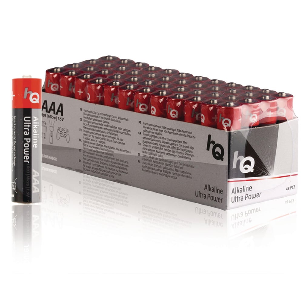 HQ Alkaline AAA-batterijen 48-pack