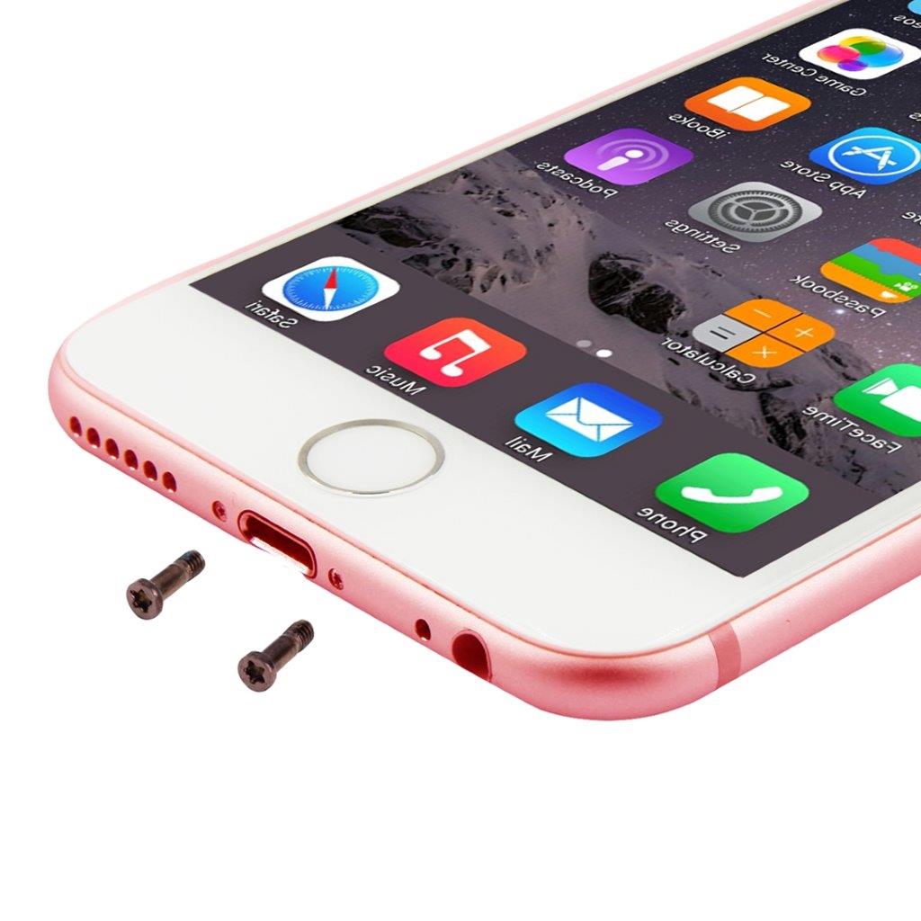 Schroeven Oplaadconnector iPhone 6s / 6s Plus - 10-pack Rosé goud