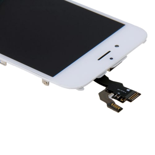 iPhone 6 LCD + touchscreen met camera en frame - Wit