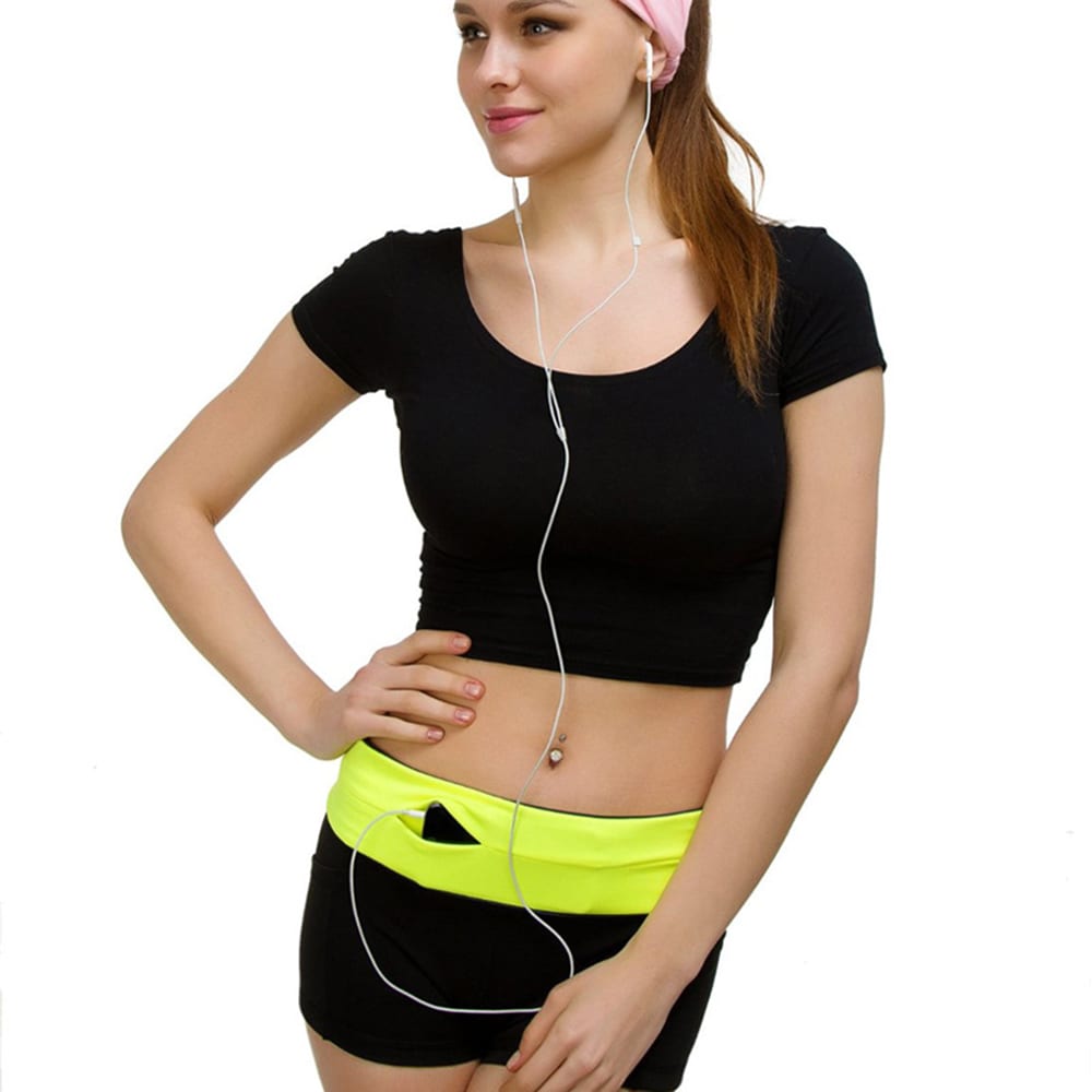 Loopband / heuptas jogging - Gele kleur, Small