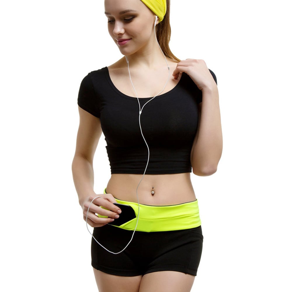 Loopband / heuptas jogging - Zwarte kleur, Medium