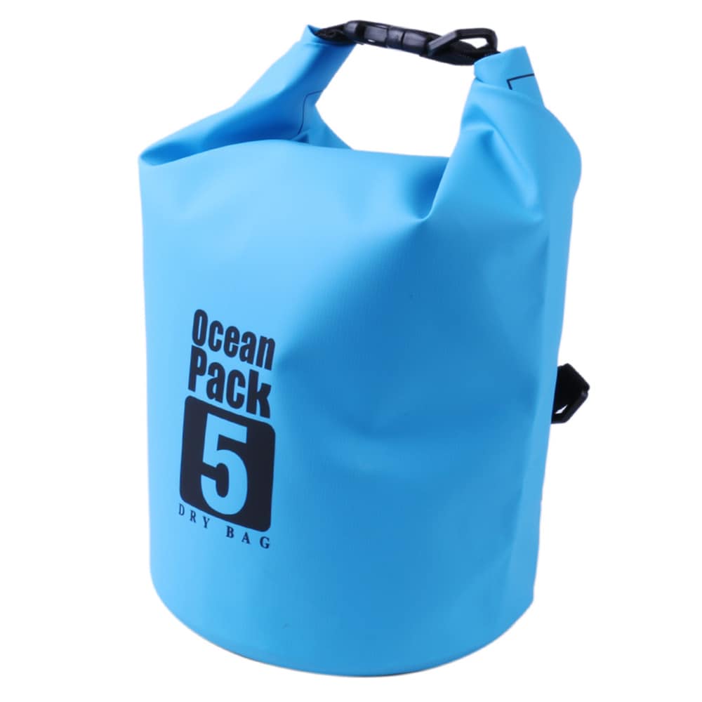 Waterdichte tas / Dry bag 5 liter blauwe droogzak