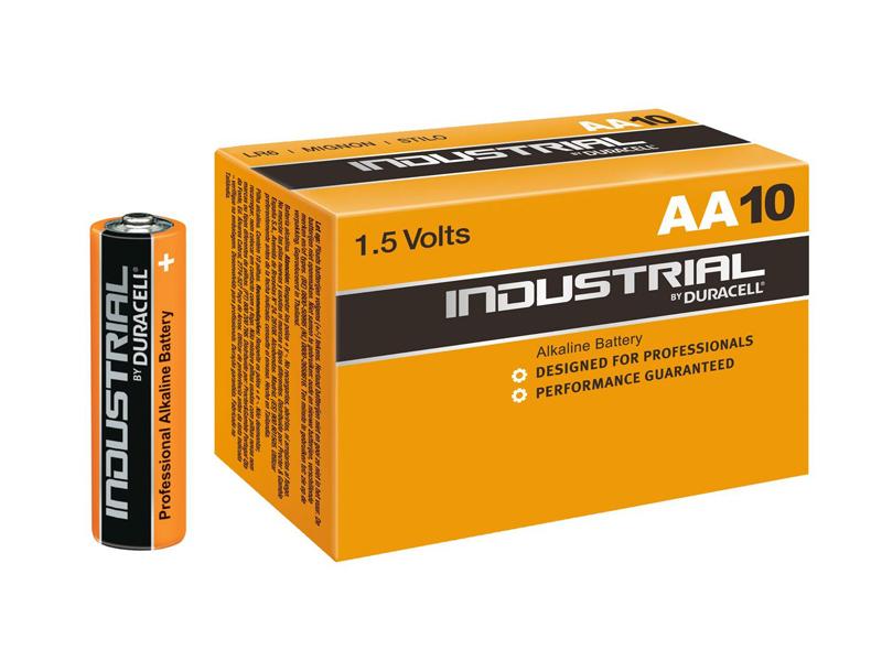 Duracell INDUSTRIAL MN1500/LR6 Mignon AA Batterij 10-pack