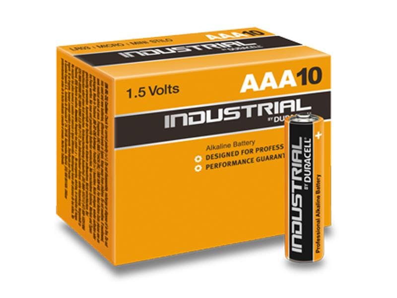 Duracell INDUSTRIAL MN2400/LR03 Micro AAA Batterij 10-pack