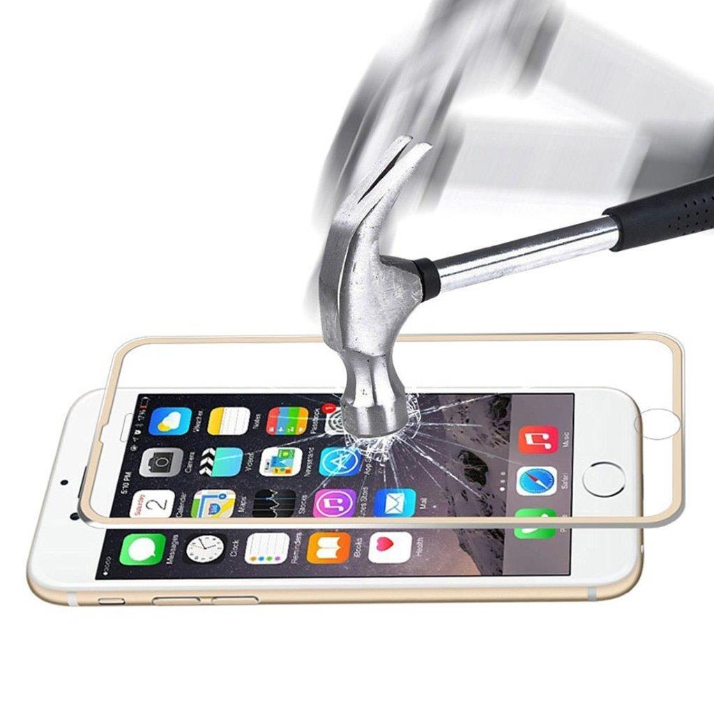 Gehard glasbescherming iPhone 6 / 6S - Gebogen goud