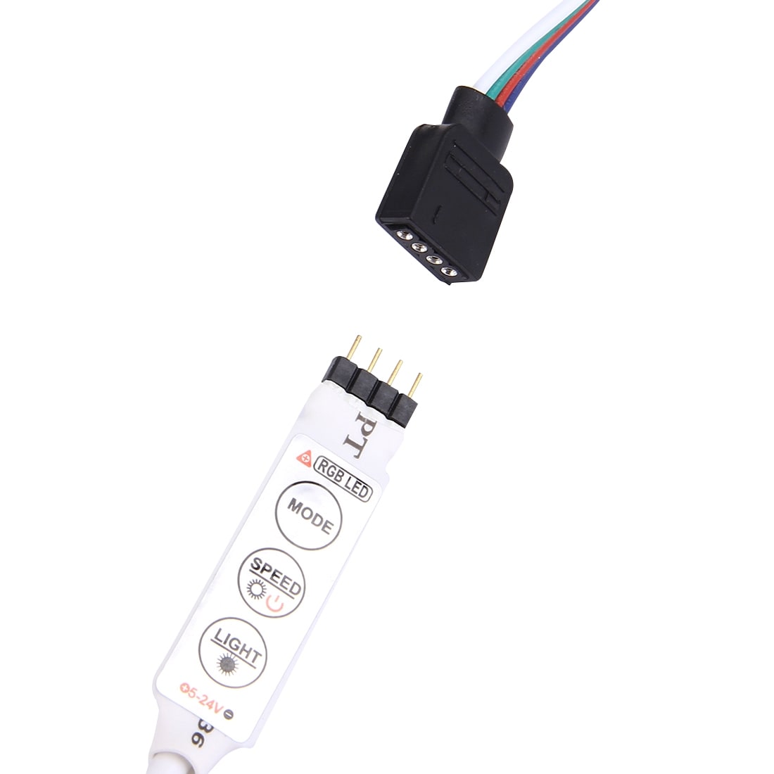 USB LED snoer 50cm met 20 verschillende lichteffecten