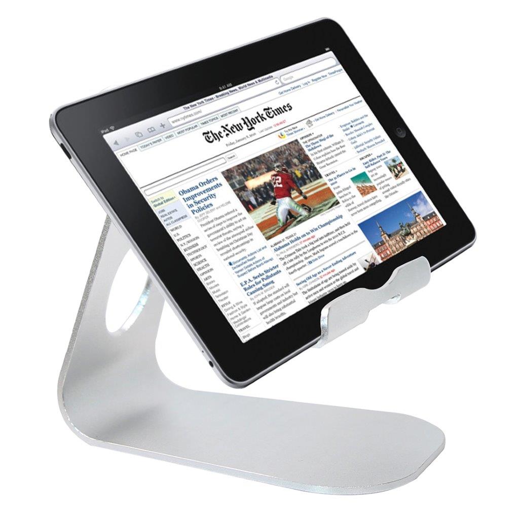 Aluminium standaard voor iPad & Tablets