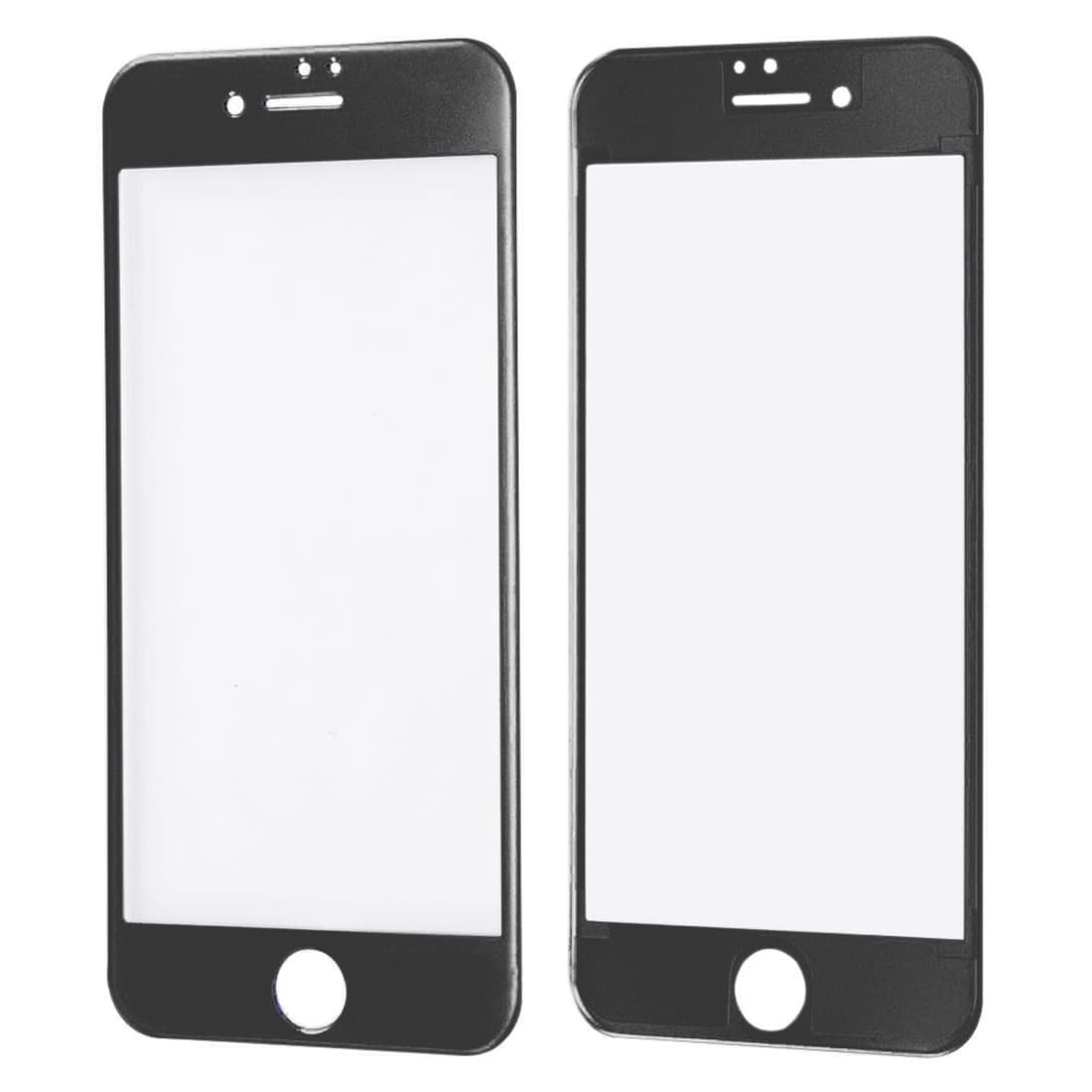 Gebogen Schermbescherming van gehard glas iPhone 8 /7 - Zwart