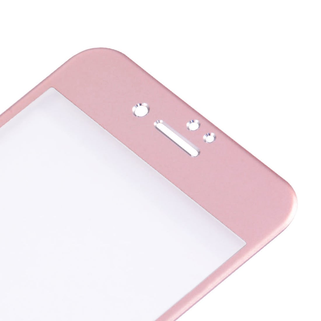 Gebogen Schermbescherming van gehard glas iPhone 8 /7 - roze goud