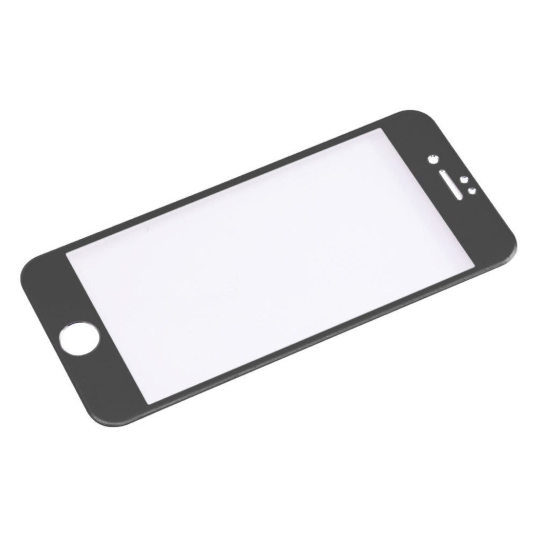 Gebogen Schermbescherming van gehard glas iPhone 8 /7 Plus - zwart