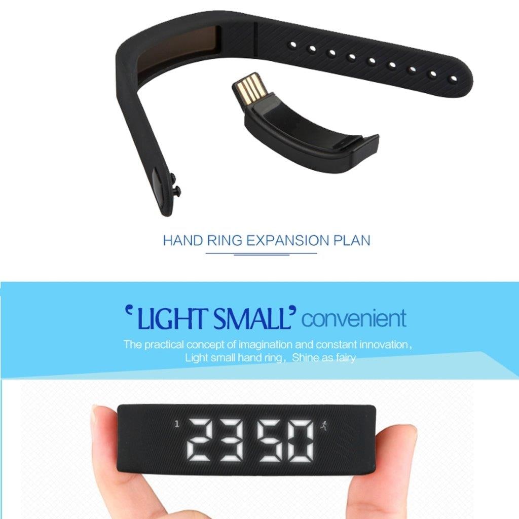 Fitness Smart Band - pedometer/afstand/tijd/calorieën