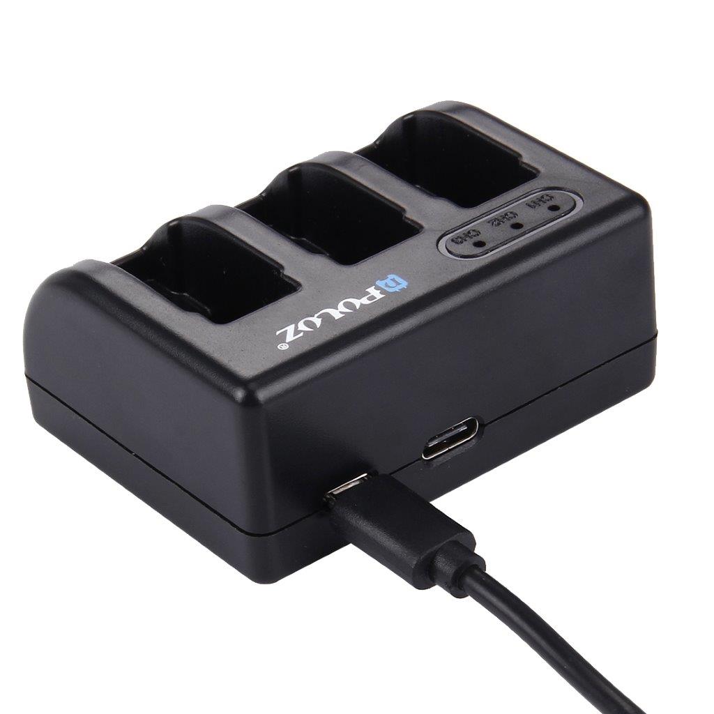 GoPro HERO6 Black/ HERO5 Batterijlader met 3 contacten
