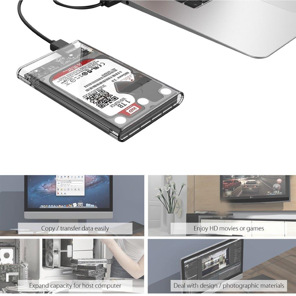 Externe harddisk behuizing USB3.0 2,5"
