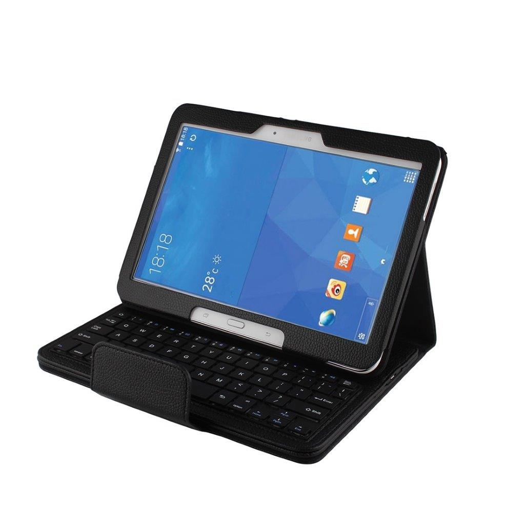 Bedrijf trek de wol over de ogen wortel Samsung Galaxy Tab 4 10.1 Bluetooth toetsenbord & case - Bestel op  24hshop.nl