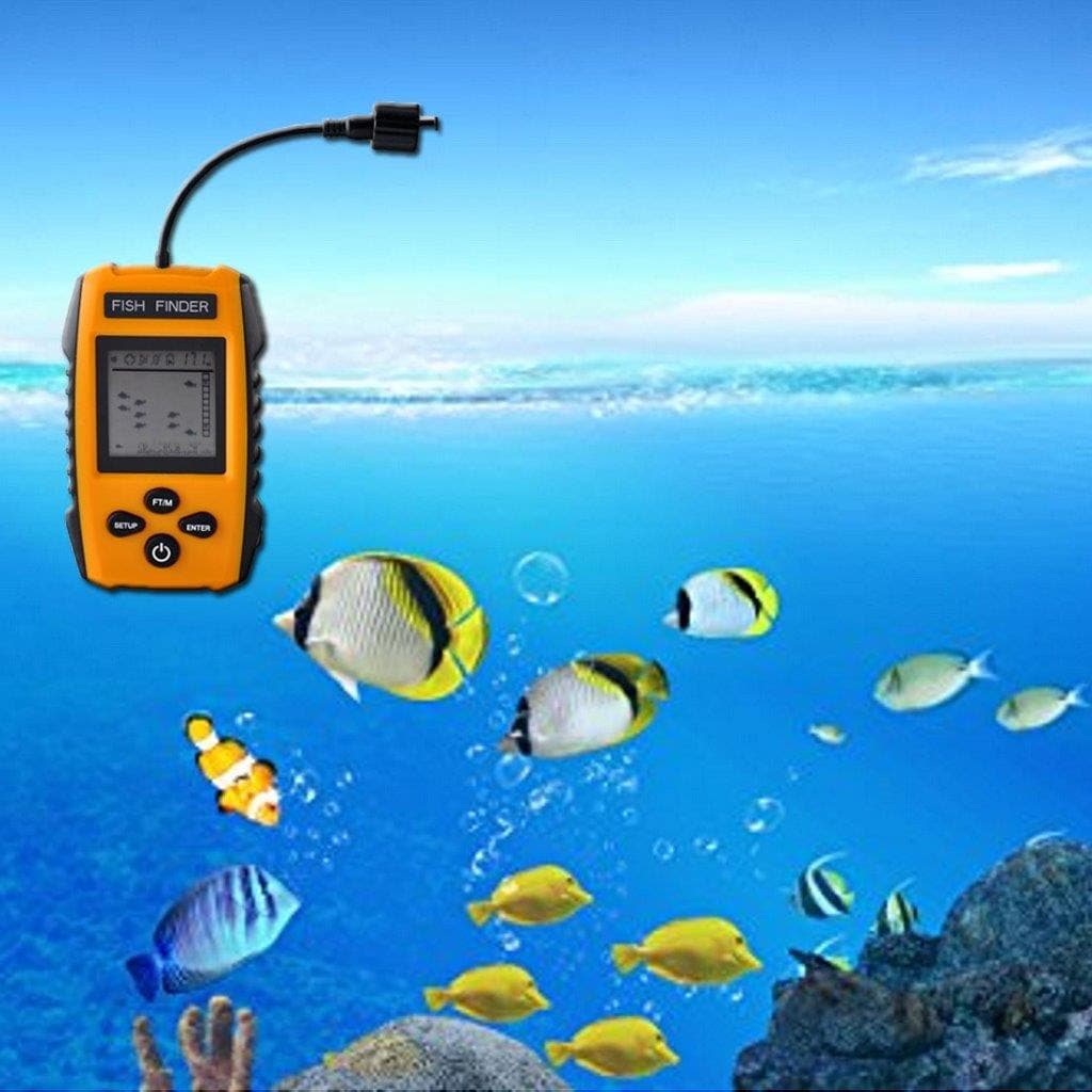 Fish Finder met Sonar Sensor & LCD Display