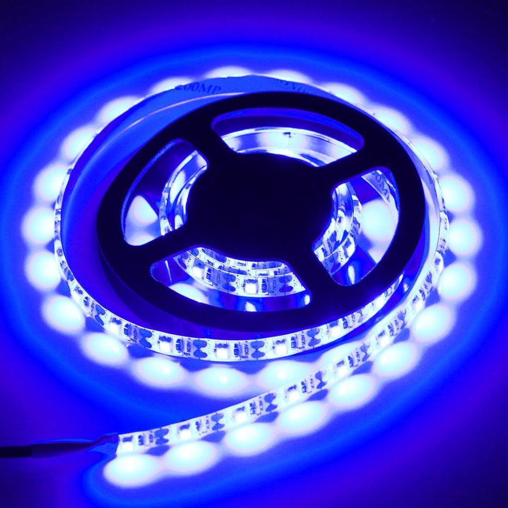 TV Led snoer 4.8W 60 LEDs SMD 3528 USB -Blauw licht