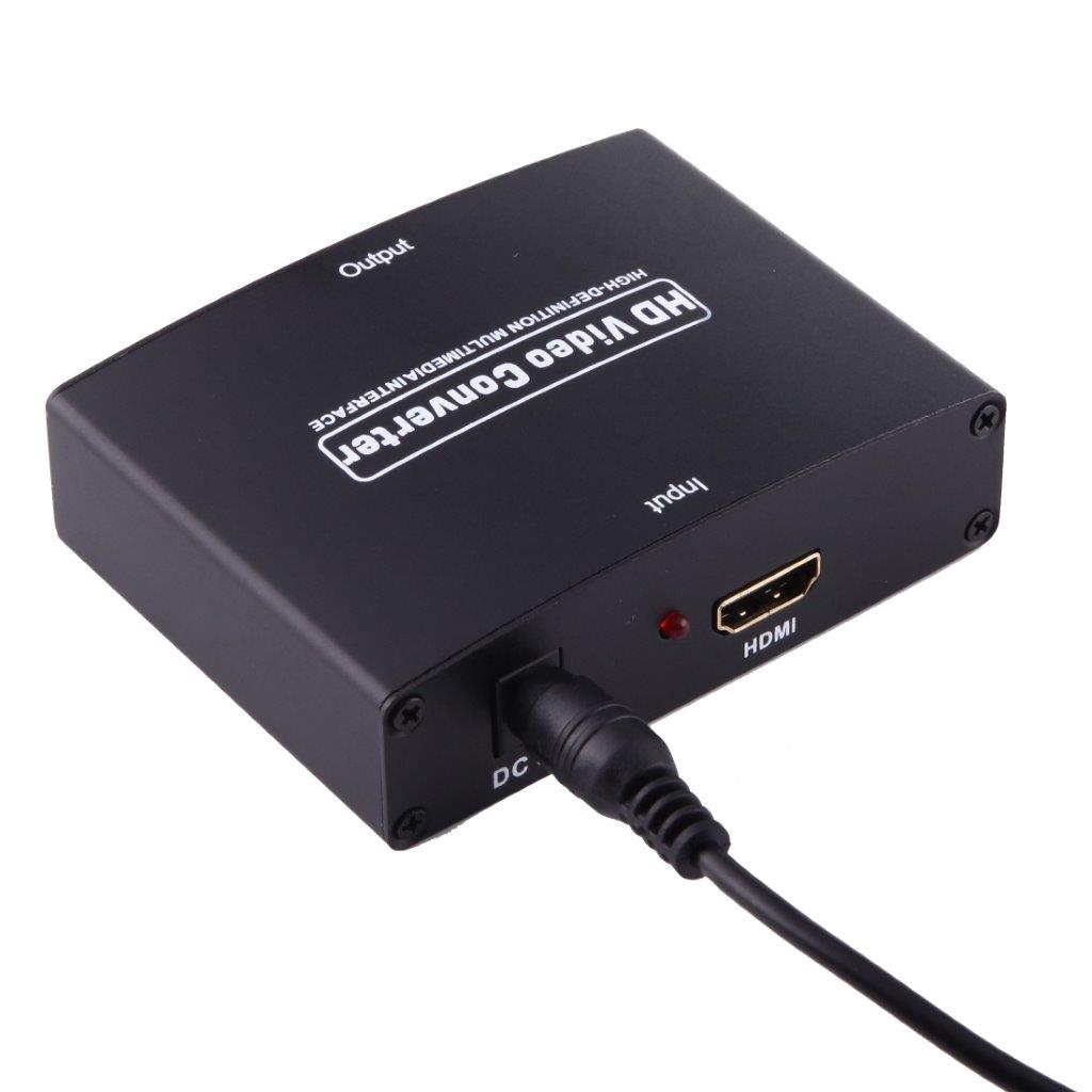 Adapter HDMI naar YPbPr Video + R/L geluid