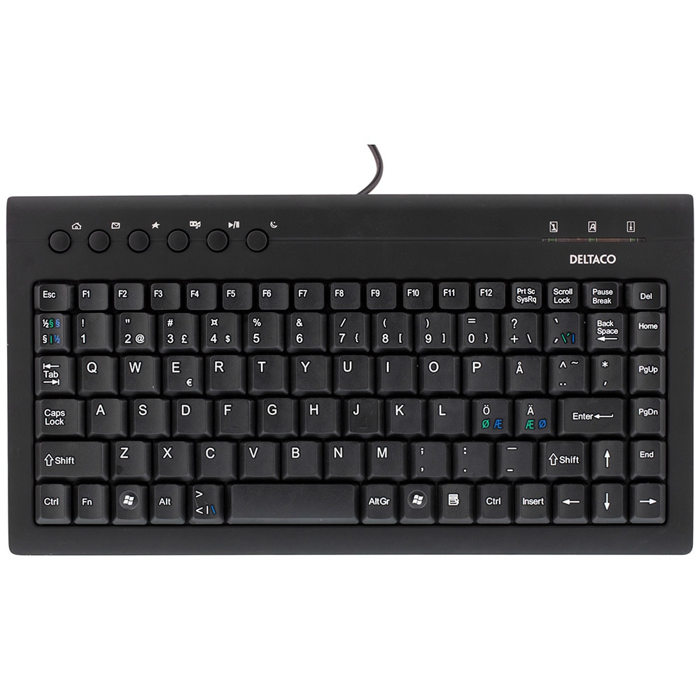 DELTACO mini-keyboard, nordic layout