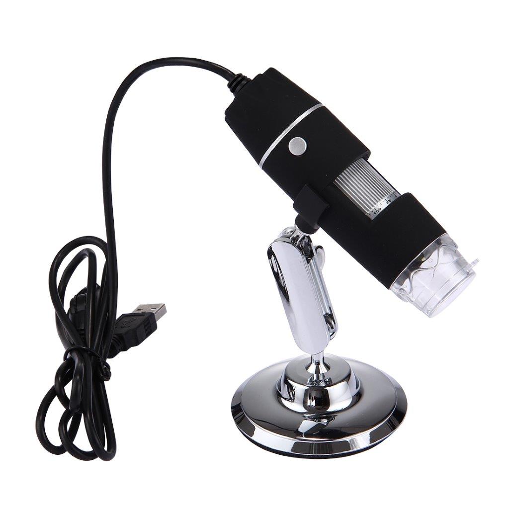 USB Microscoop 500x 0.3MP 8 LED met standaard