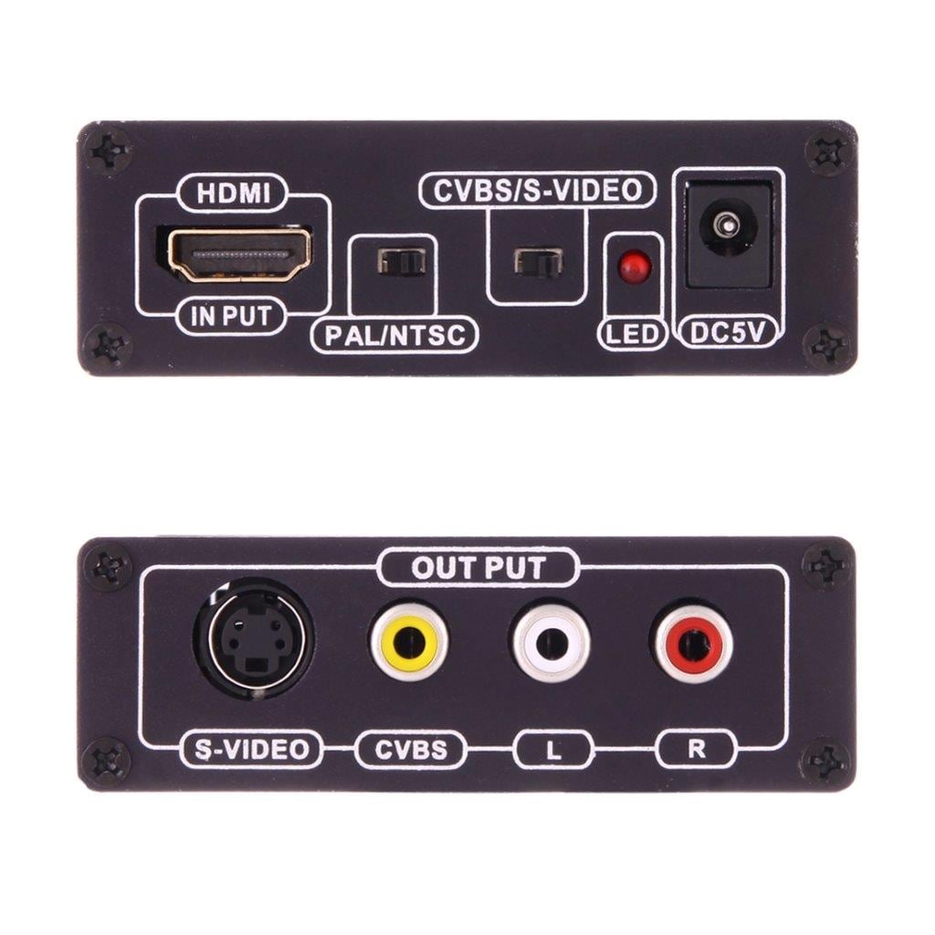 Converter / signaal adapter -  HDMI naar AV + S-Video