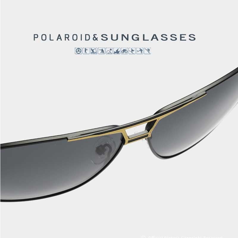Zonnebril polariserend met UV400 - heren