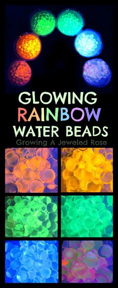 Lichtgevende waterparels ca 600 st - Gele kleur