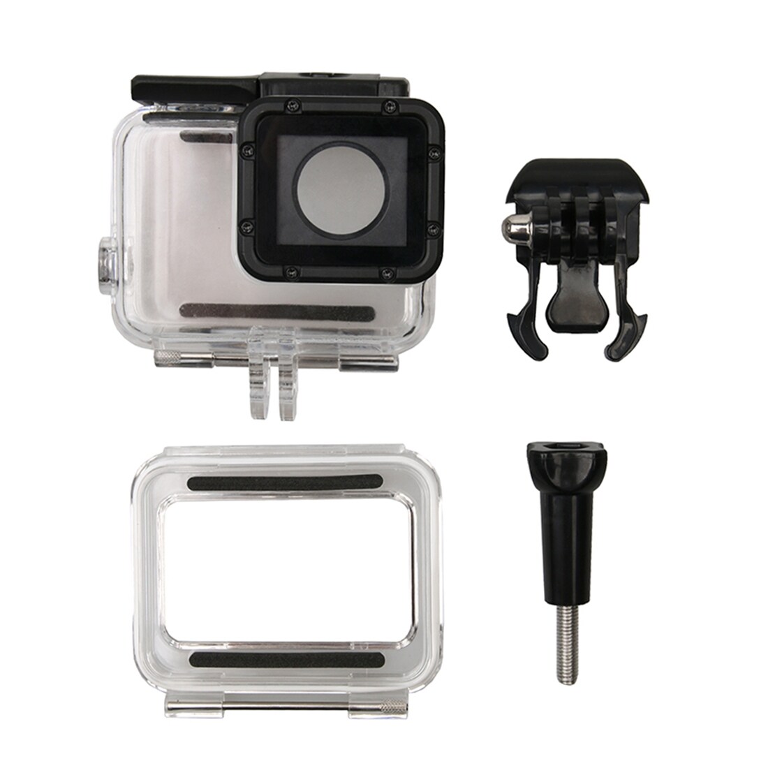Waterdichte case voor GoPro HERO6 / HERO5 + accessoires